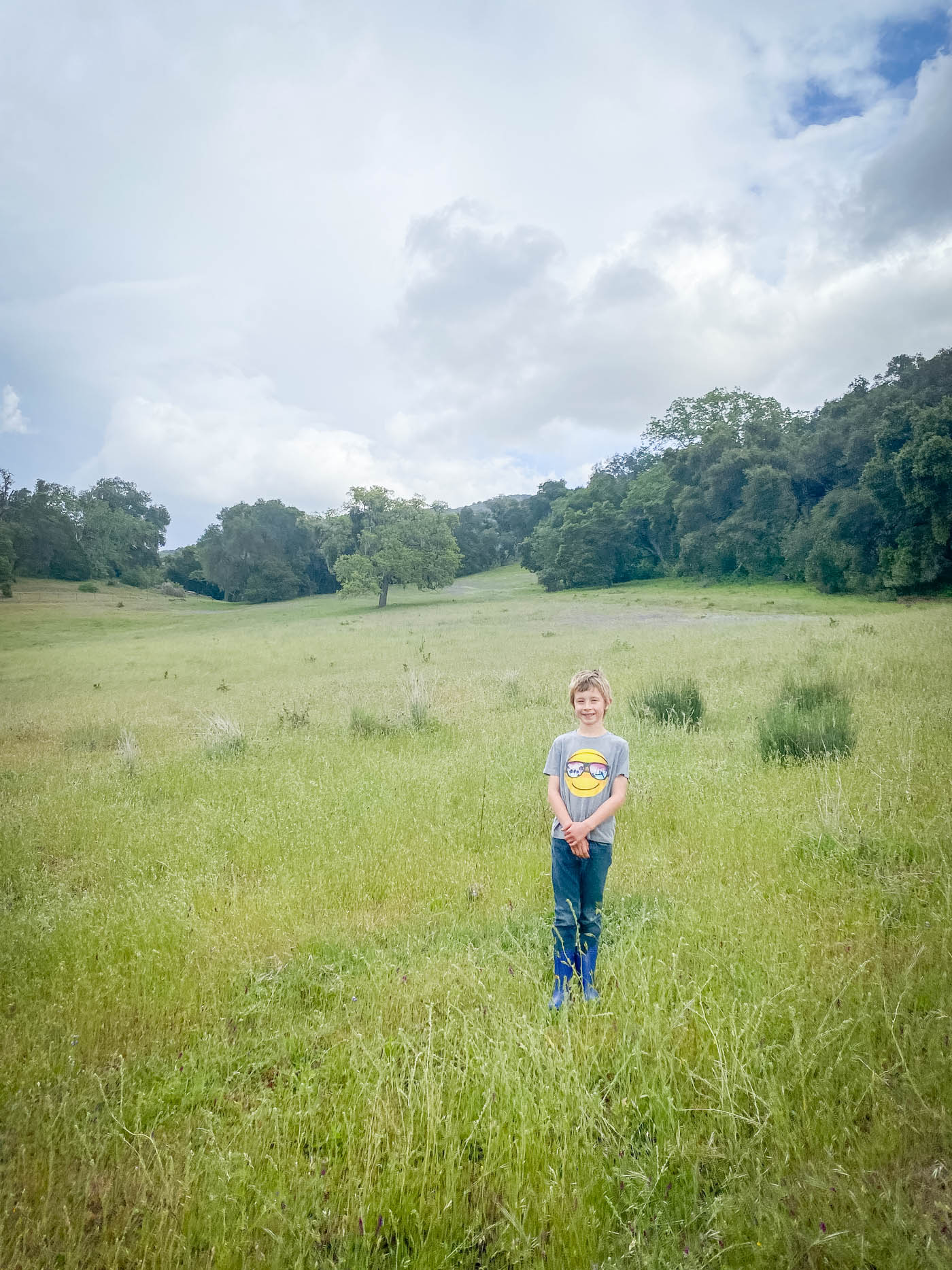 Photos of kids on farm